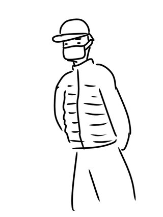 今日こういうおジイと６回くらいすれ違ったんだけど