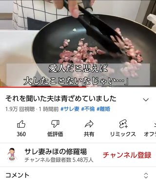 サレ妻みほ復讐劇　YouTube