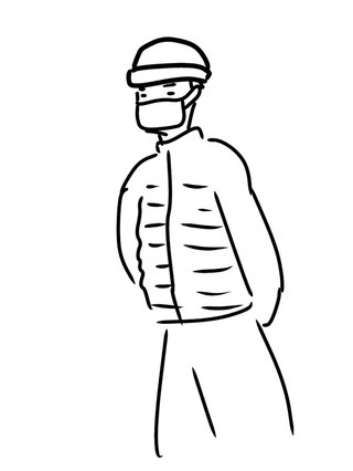 今日こういうおジイと６回くらいすれ違ったんだけど