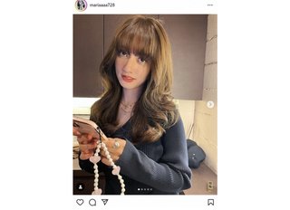 谷まりあ「前髪を重めに切りました」　イメチェンした姿に「お人形さんかと」「外国人みたい」と