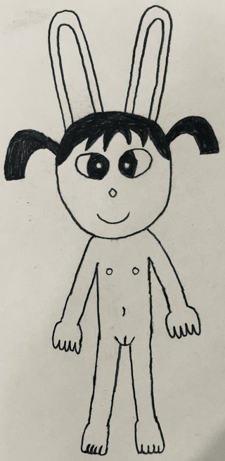 【画像あり】ウサギの女の子「メイベルちゃん」のイラストを描いてみました！