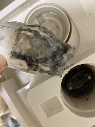 加湿器昨日洗ったばっかりなのにこんなになってる 水道水に毒ワクチン酸化グラフェンww 