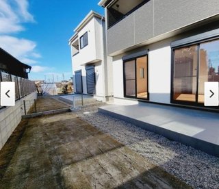 建売のこういう庭に柵って付ける？