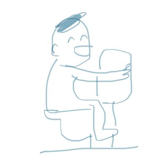 旦那が座っておしっこ出来ない