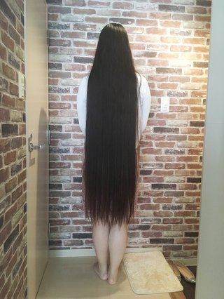 42歳膝の辺りまでのスーパーロング