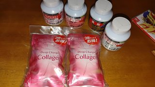 昨日デブスとか言われて悔しいからサプリとコラーゲン買ってきた！！