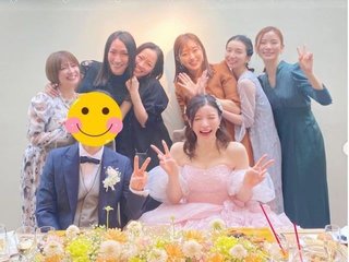 手島優、結婚式の参列者が豪華すぎると話題に！ 