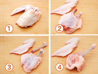 鶏のチューリップ唐揚げ