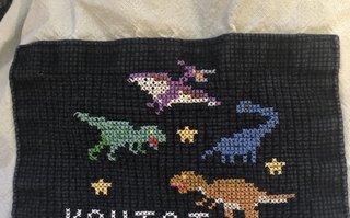 子供の体操服袋の刺繍