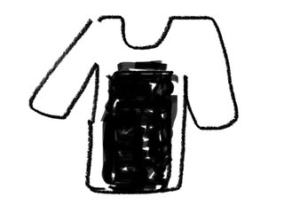 習字の授業で墨汁こぼして服が真っ黒で帰ってきた