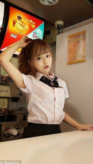 マックのかわいい店員