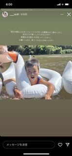 キャンプ場下流で空気が抜けた浮き輪を発見　京都・木津川で３歳の男の子が川に流される