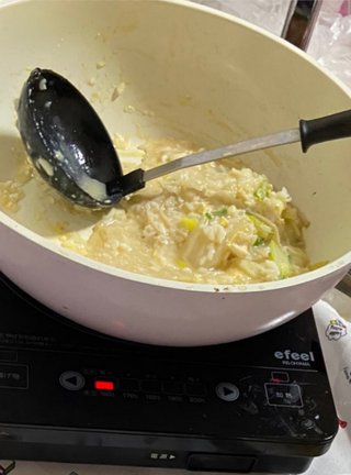 病気で寝込んでる私の為に主人が白菜鍋を作ってくれた