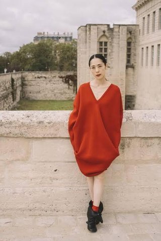 深津絵里が来てたロエベのワンピース