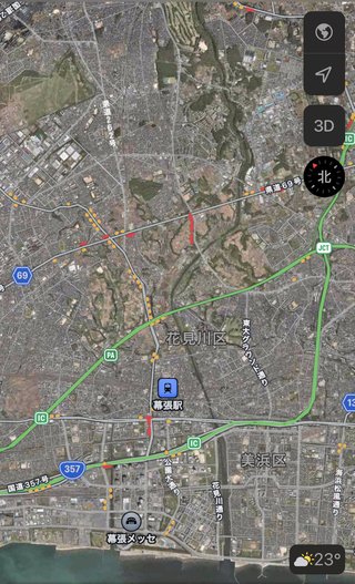 千葉って田舎だね。