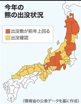 田舎の千葉や茨城には熊は出ない