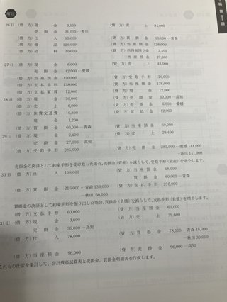 簿記教えて欲しい！