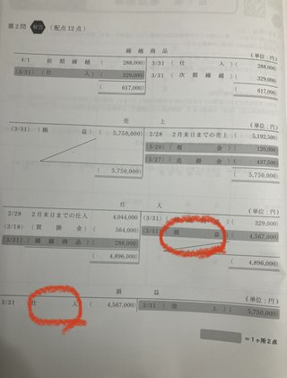 簿記教えて欲しい！