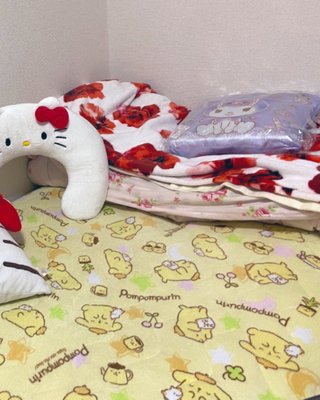 主人の愛が戻るように寝床を可愛くしてみました！！