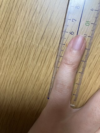 みんな手の小指何センチ？