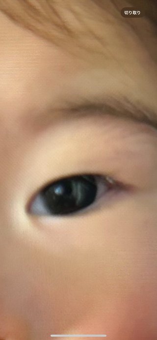 1歳の娘が吊り目