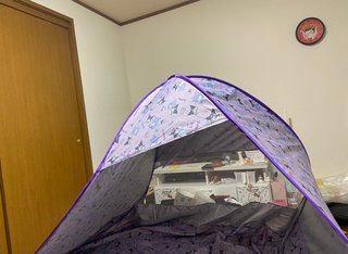久しぶりに家族でキャンプに来たよー！！