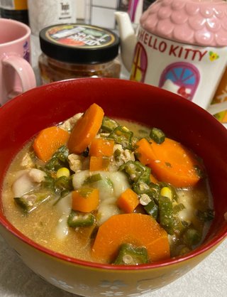 ちょい早いけど鏡開きしたからお雑煮作ったよ