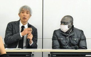 生活保護要求を退けられたガーナ人(現在 医療費無料)が会見「絶対にあきらめたくない」
