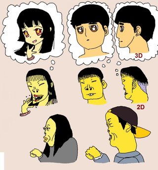 二次元の絵柄は非現実的すぎるじゃない？