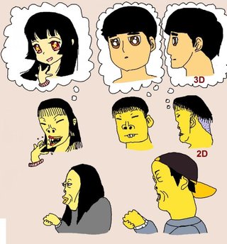 漫画の絵柄って非現実的すぎるじゃない？