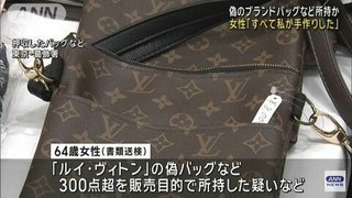 手作り偽ヴィトンを販売容疑　リヤカーで売り歩く、女書類送検―警視庁