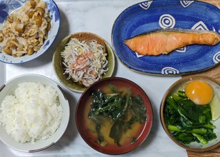 今日の朝ご飯