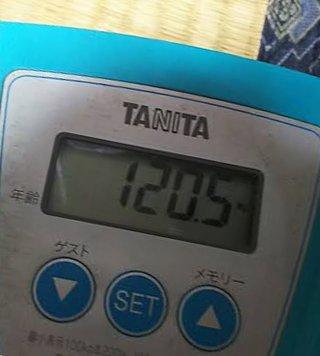 体重120キロ超えた