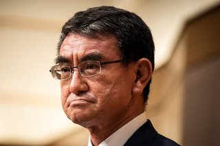 河野デジタル大臣が陳謝 内閣府会議の資料に中国国営企業のロゴ