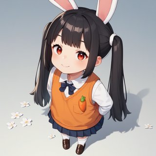 【画像あり】ウサギの女の子「パシフィカちゃん」のAIイラスト
