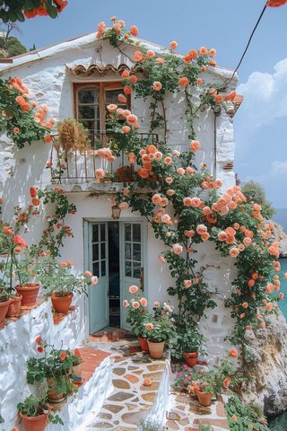 海の近くにこのような家を建てるのが夢