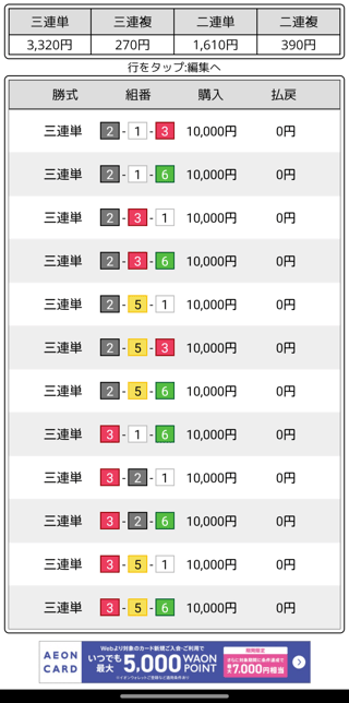 ボートレースで昨日の負けを取り戻す勝負