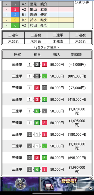 ボートレースで昨日の負けを取り戻す勝負