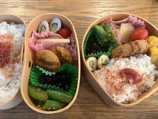 中学生と高校生のお弁当🍱写あり