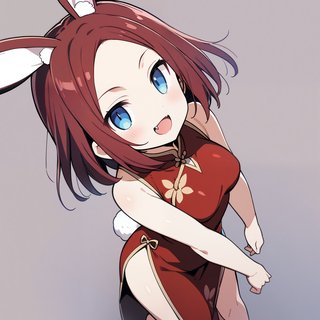 【画像あり】ウサギの女の子「パシフィカちゃん」のAIイラスト