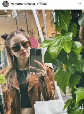 山本舞香、お団子ヘア×舌ペロにファンもん絶！「可愛すぎるよ舞香ちゃん、、！」