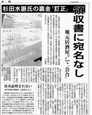 「公安の協力で締め出せ」　杉田水脈ー自民党に協力しないのは極左とし排除する極右