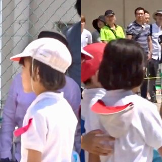 運動会の「リレーとか徒競走」で走ると赤白帽子が脱げる