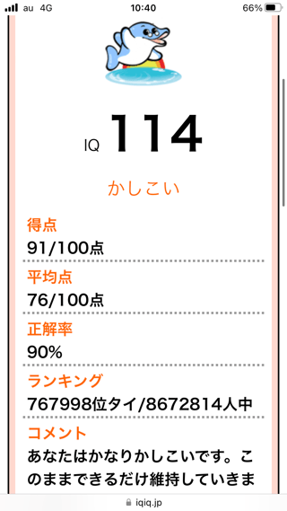 アラフォー、IQテストしてみたんだけど
