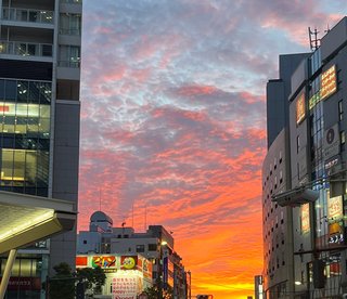 夏の19時の空、キレイ