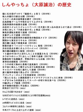 迷惑ユーチューバー「しんやっちょ」逮捕…焼き肉店で土足でテーブルに上がったり、酒を吐き出したり