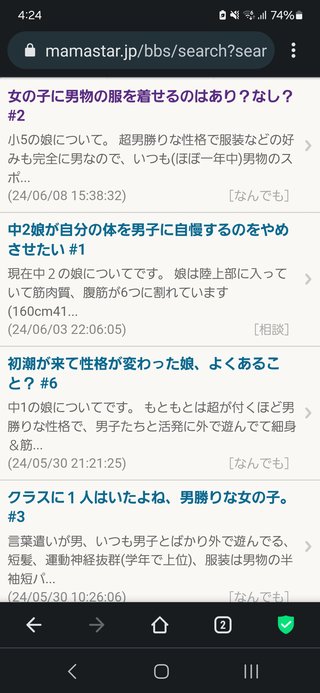 女の子に男物の服を着せるのはあり？なし？