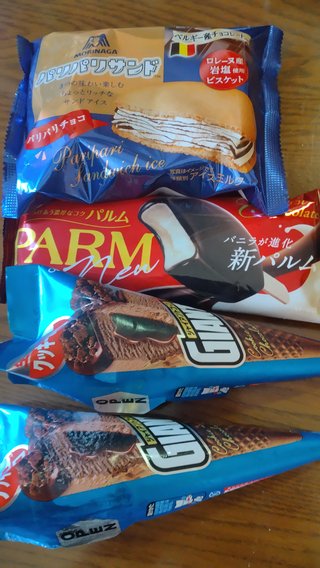 アイス買って来たよ〜！