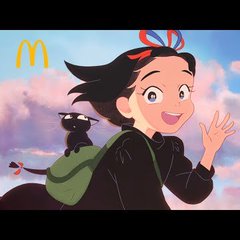 【私は元気です】マクドナルドが魔女の宅急便とのコラボレーションCMを作りました