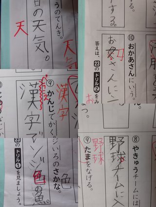 漢字テスト、厳しすぎる